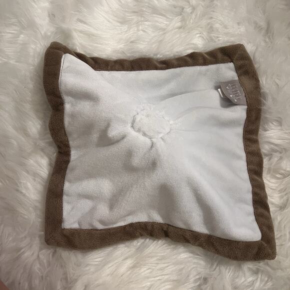 Levtex Baby Deer Infant Security Blanket Lovey Brown Tan White Antlers Buck - Picture 6 of 7